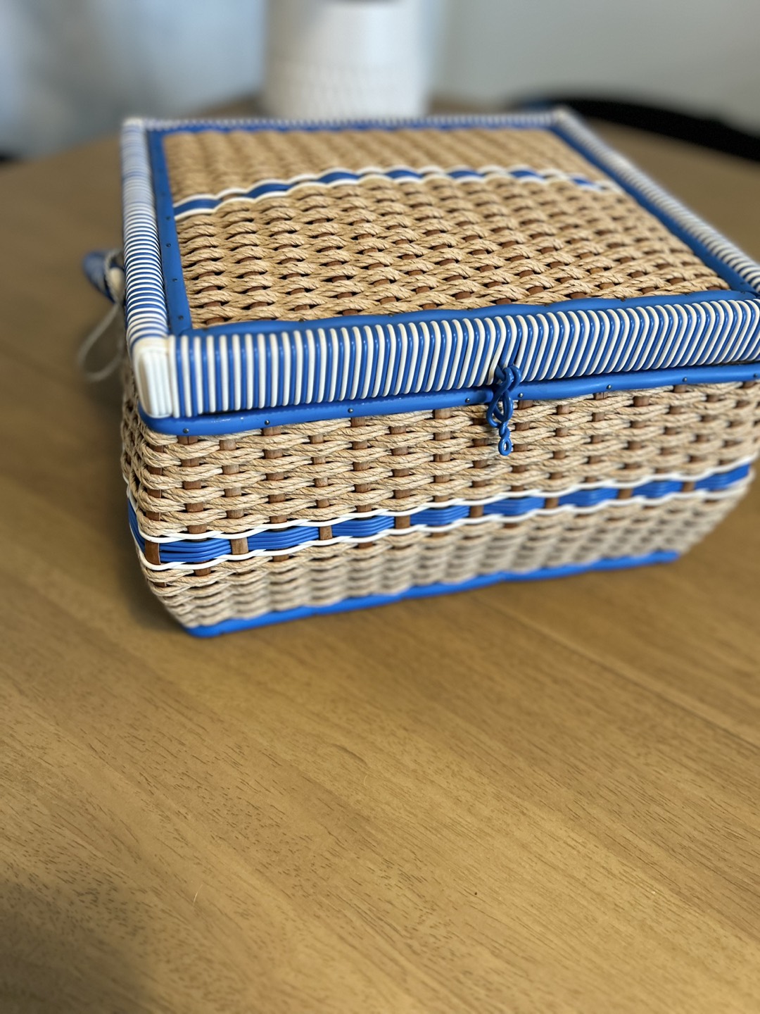 Vintage sewing basket