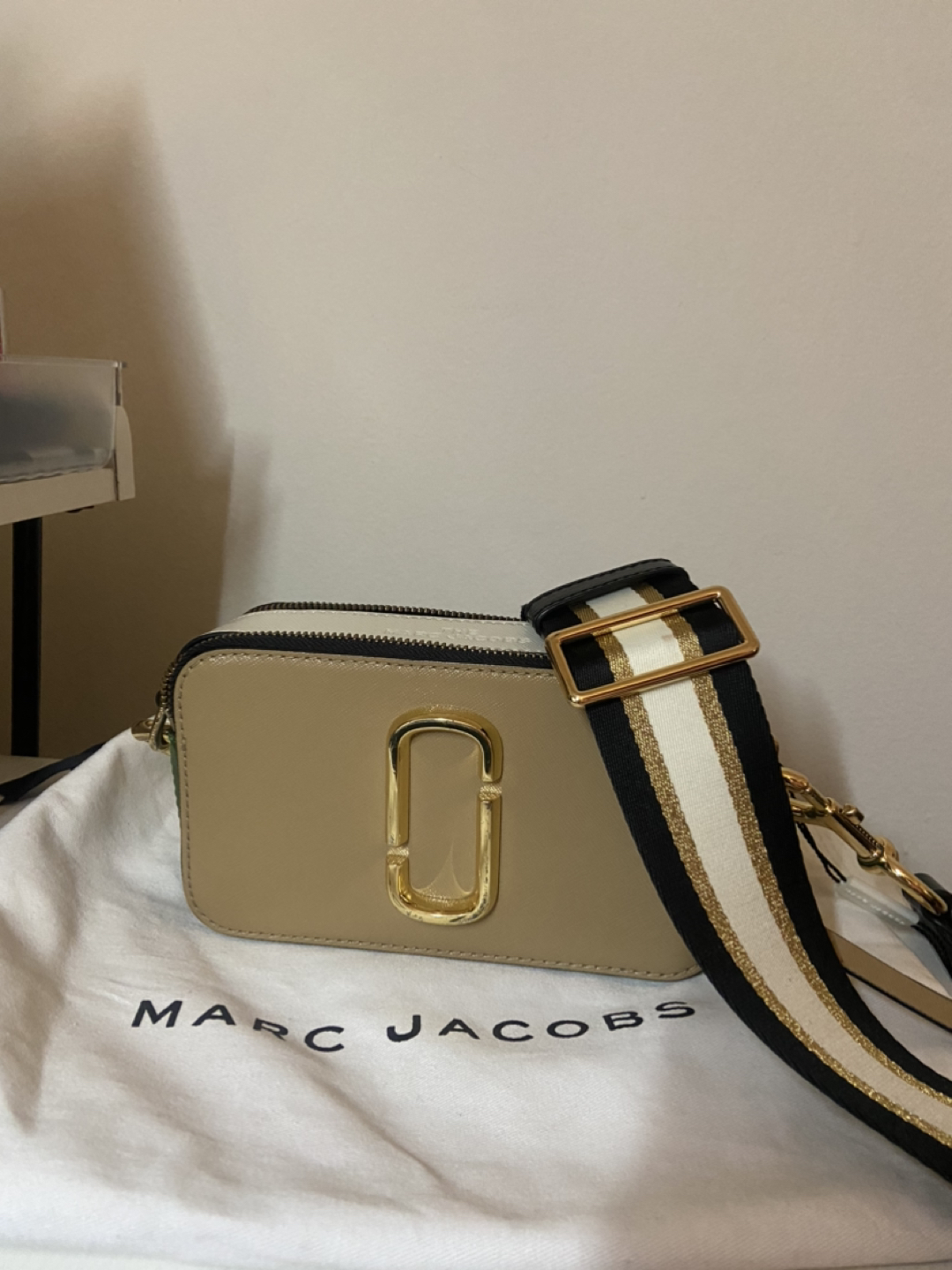 Marc Jacobs The snapshot Camera Bag Brown/Green
