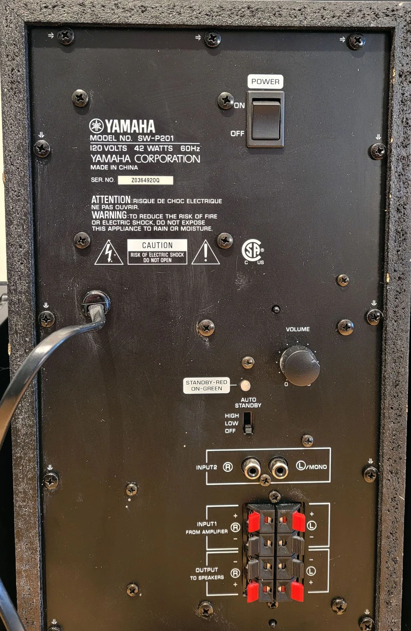 YAMAHA NS - P320 5.1 FULL HOME THEATRE SURROUND SOUND SET image indicator(7)