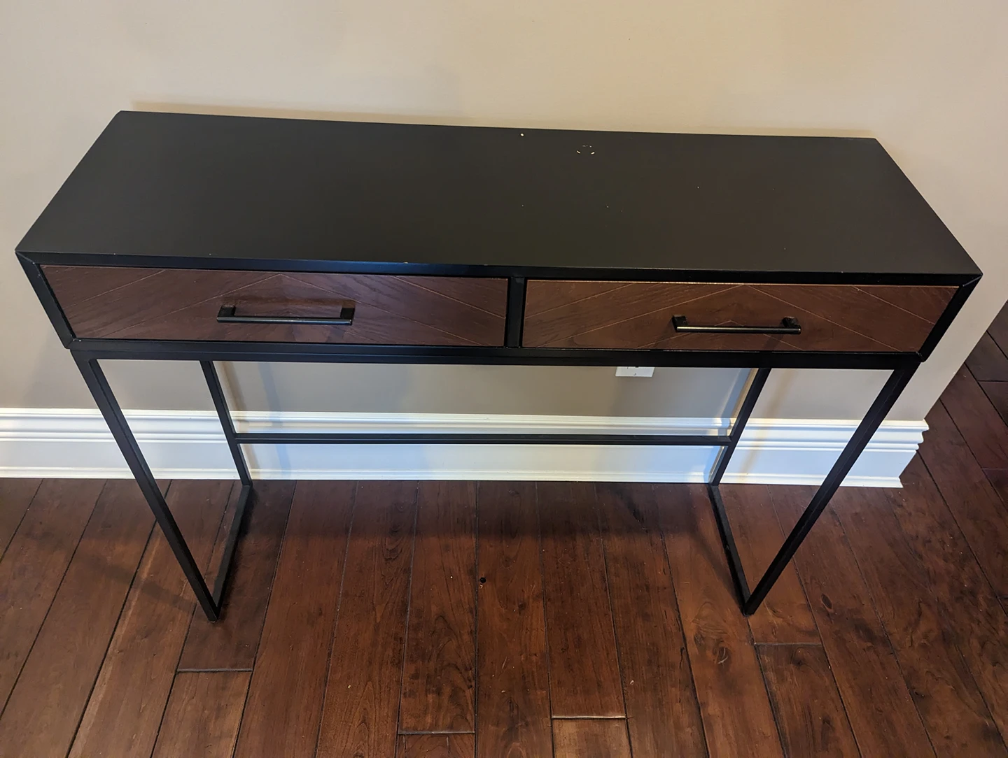 Dark Wood Console Table - photo 3
