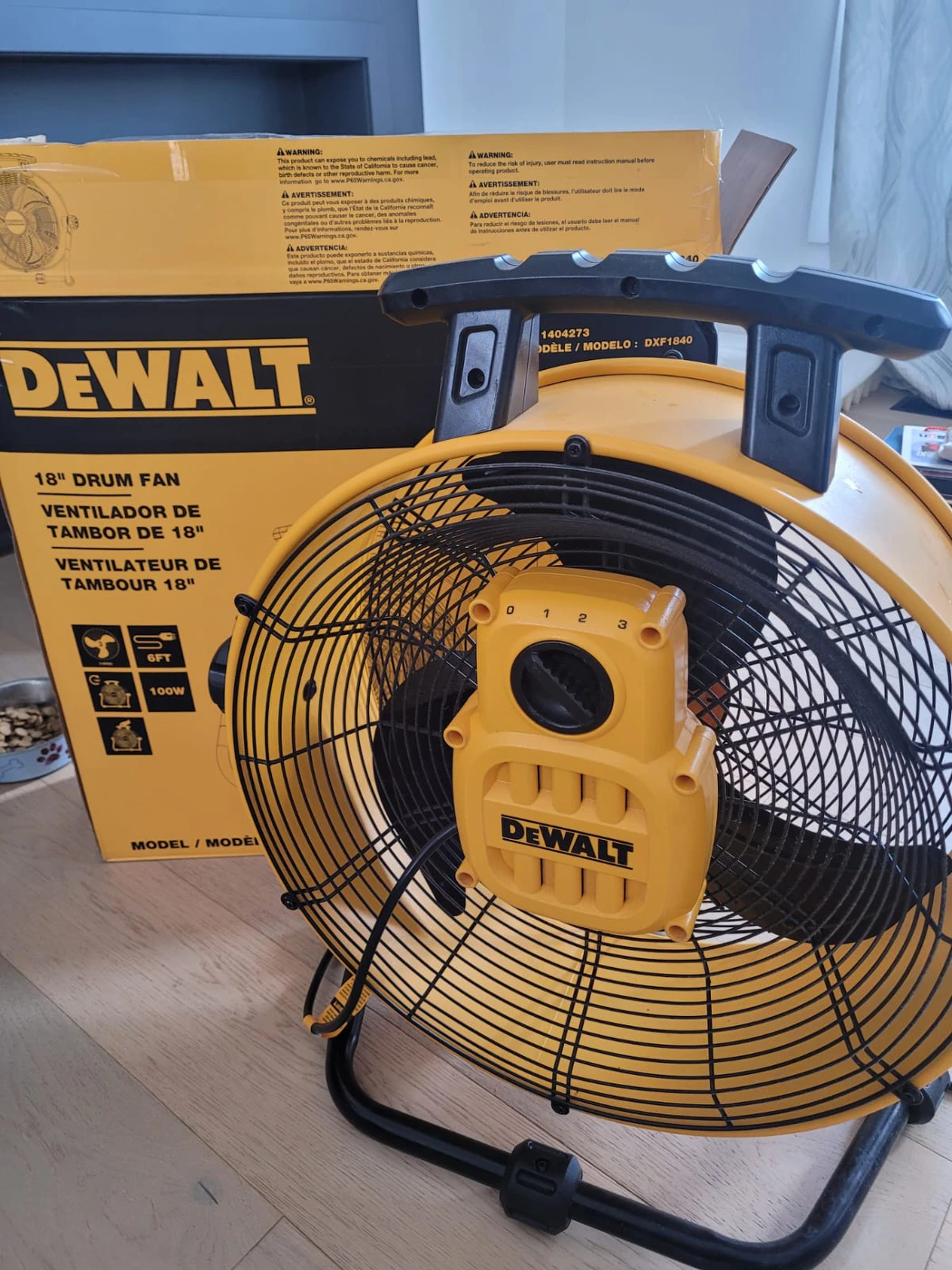 DeWalt 18" Drum Fan thumbnail