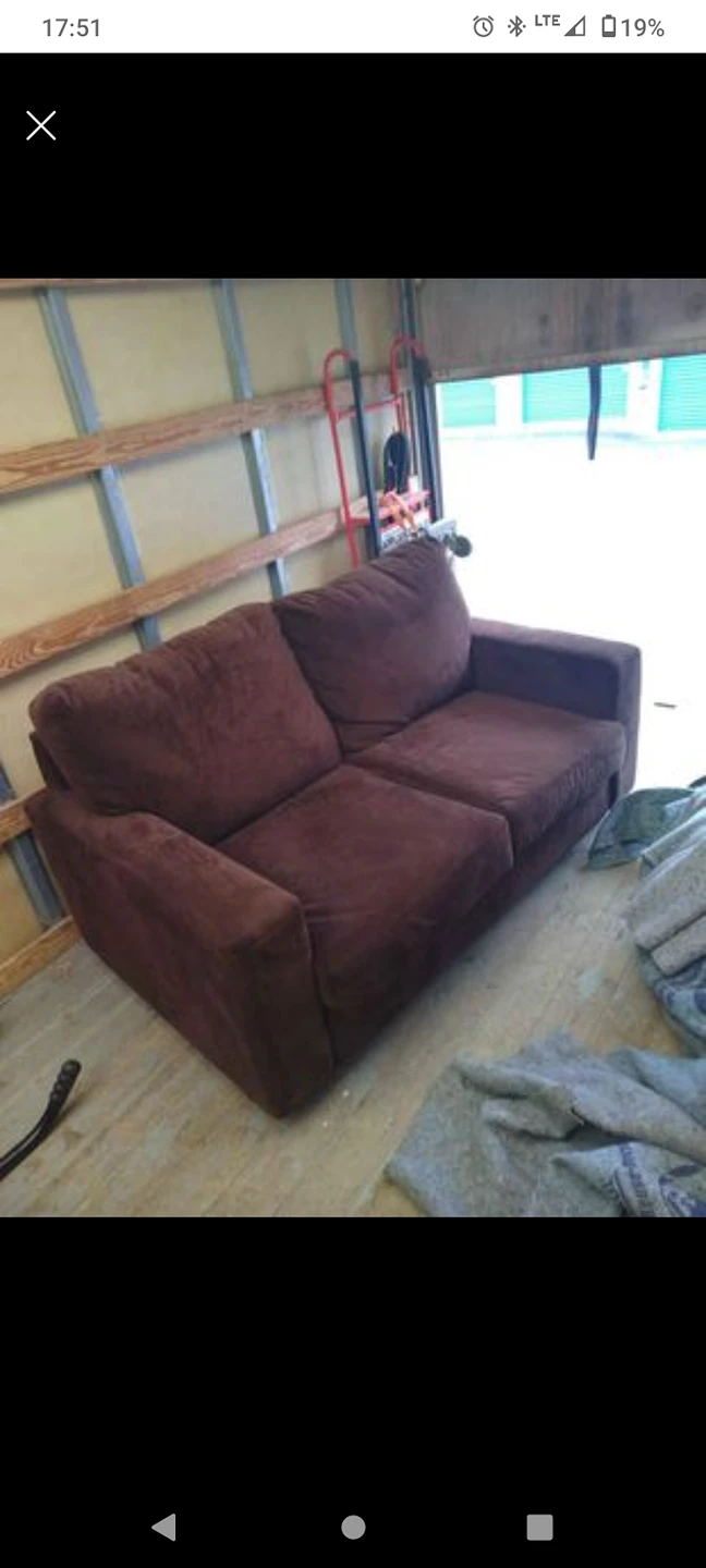 Brown Loveseat, Couch, Sofa, Living Room Furniture FREE DELIVERY - photo 2