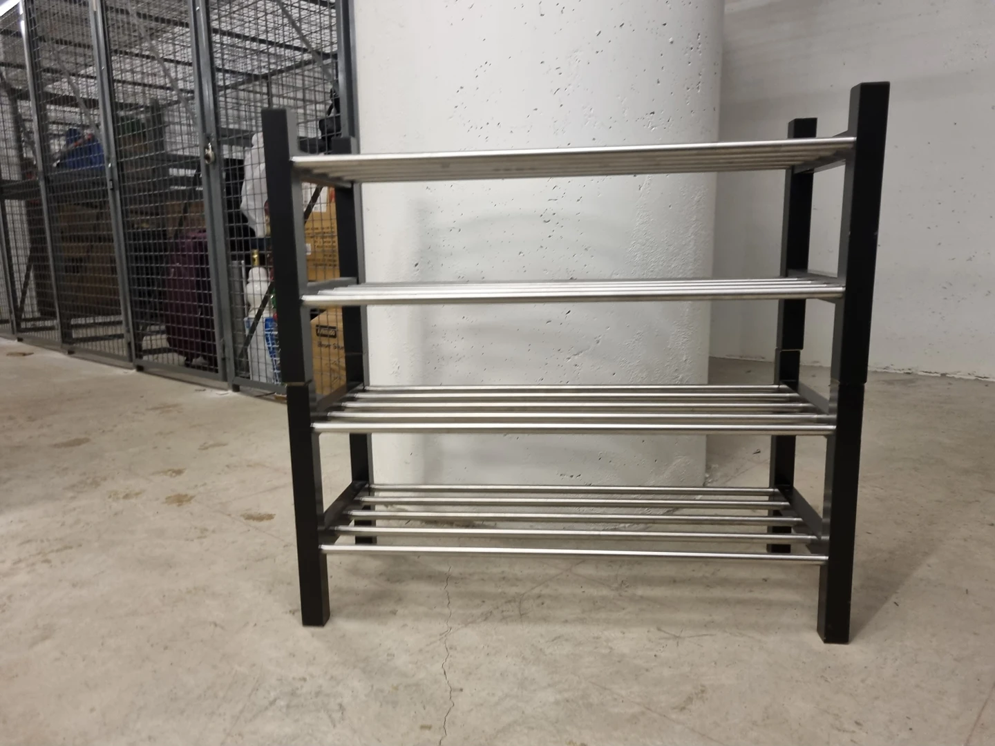 IKEA TJUSIG Shoe Racks (x2) - Black - photo 3
