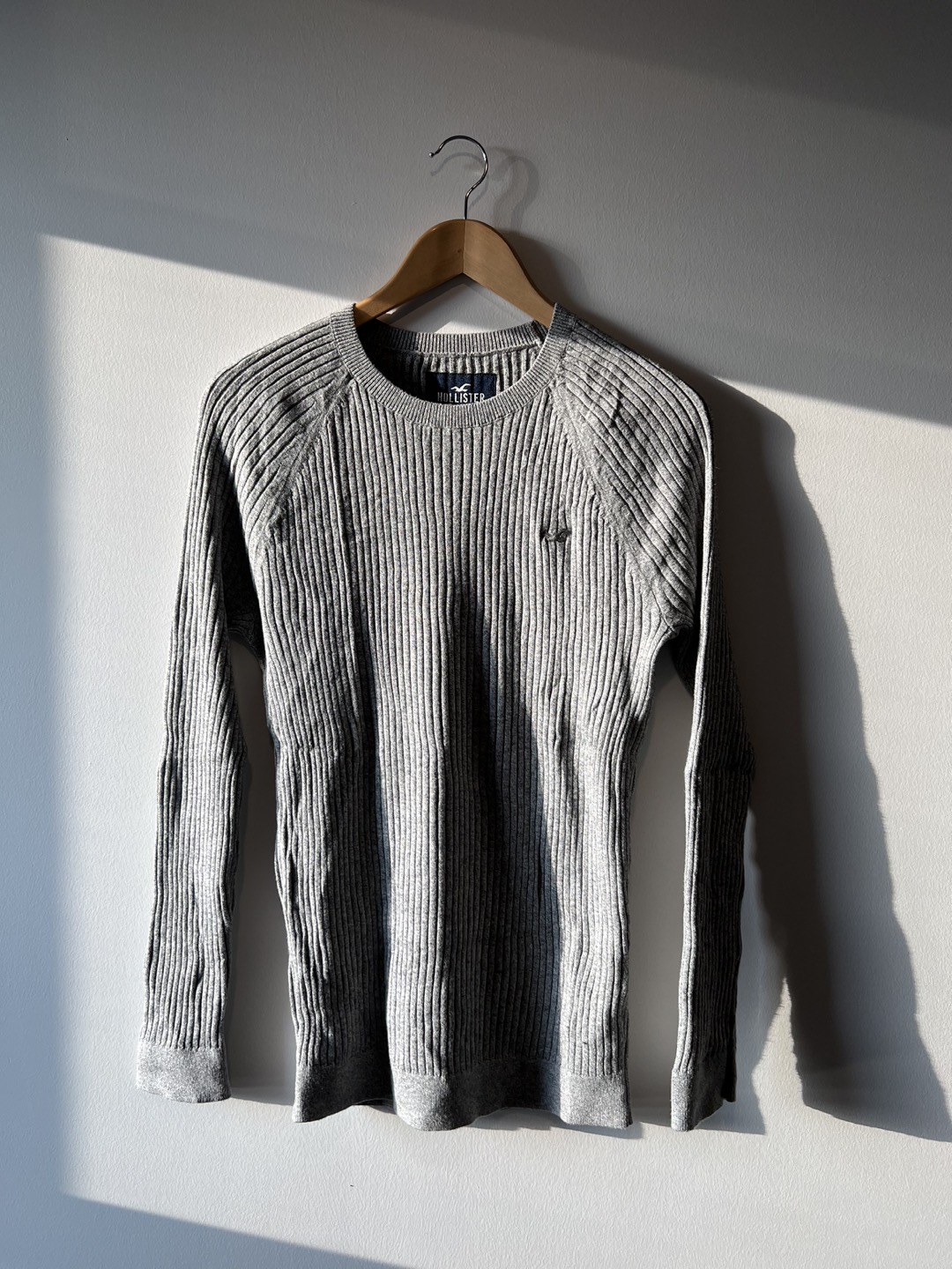 TWO-PACK Hollister Knit Crewneck Sweaters Grey - photo 4