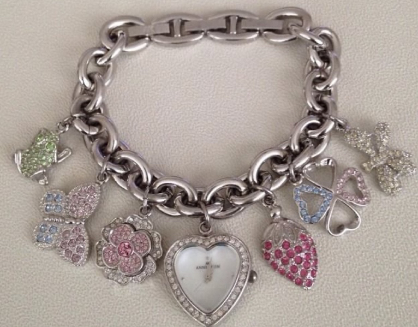 Anne Klein Charm Bracelet Watch thumbnail