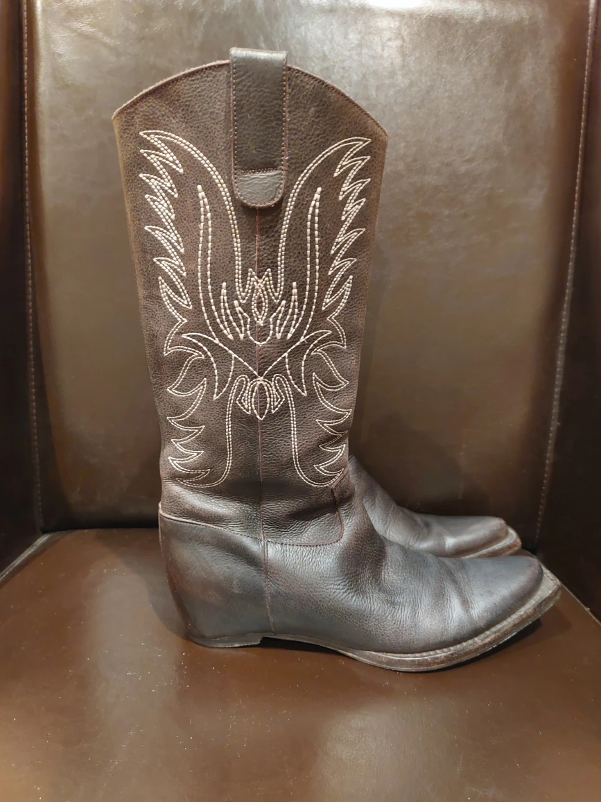 Fabio Rusconi leather boots size 7 image indicator(5)