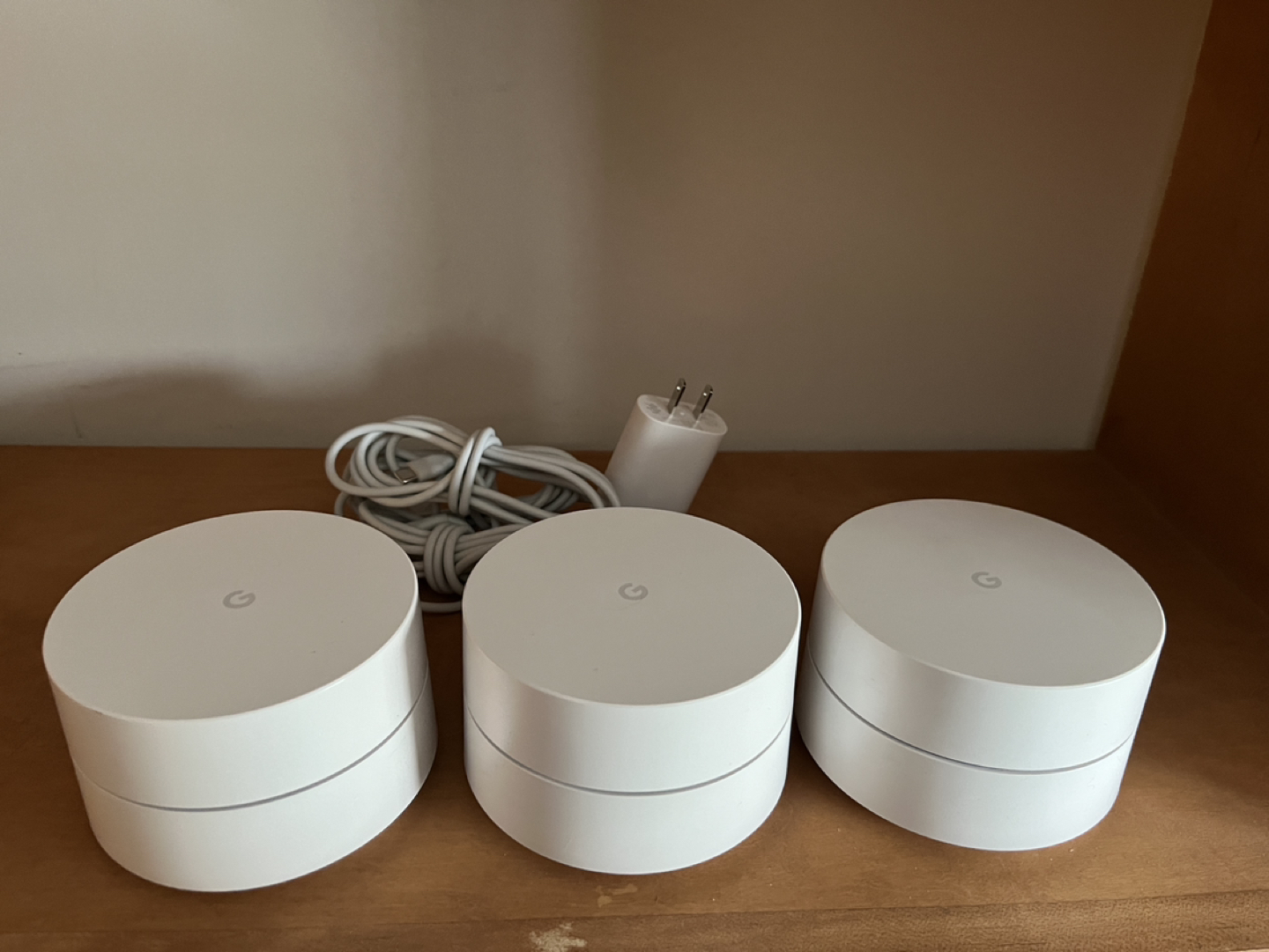 Google Wifi Wireless mesh router with 3 points