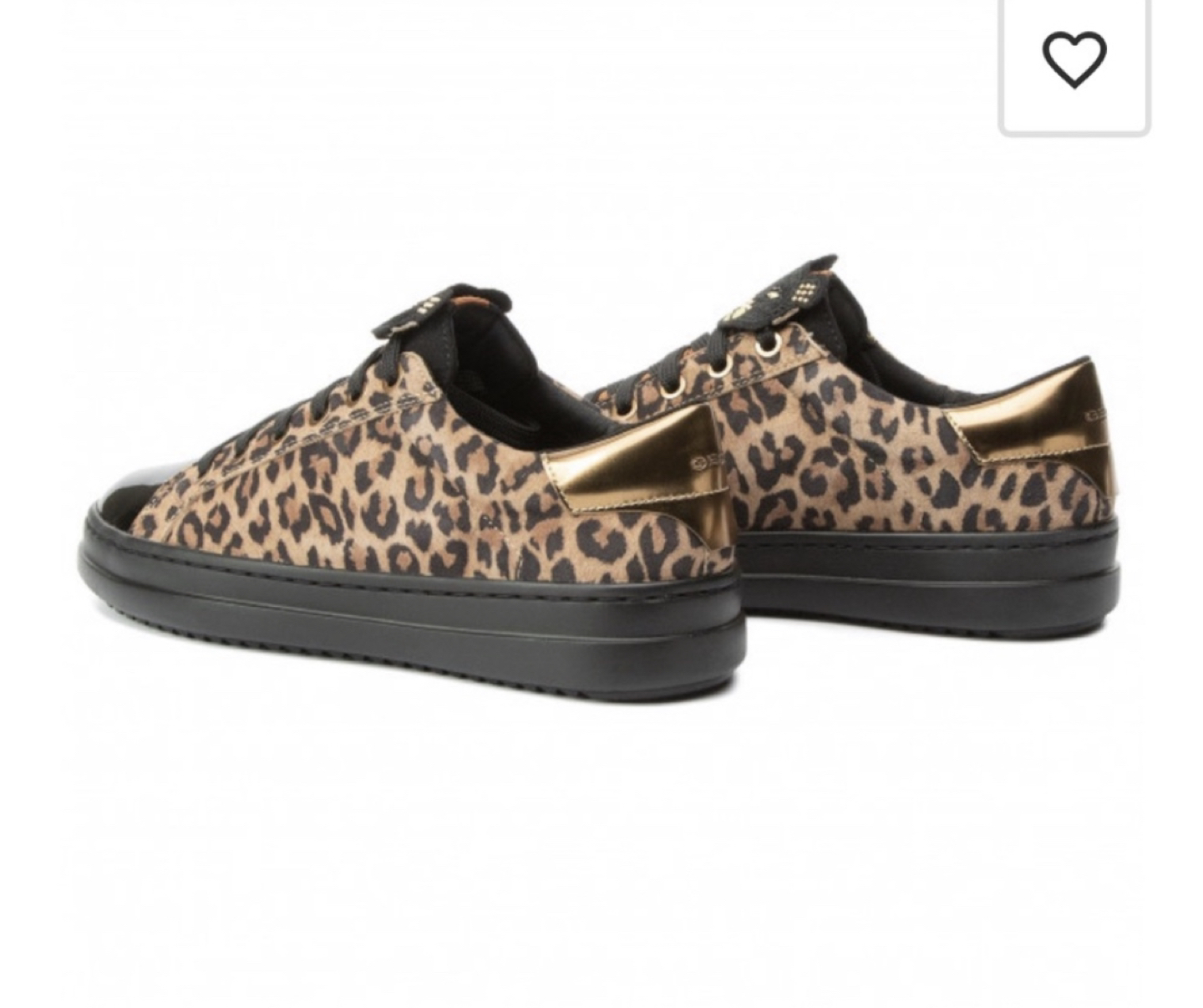 Leopard print sneakers, basically new.  Barely used US6 - photo 4