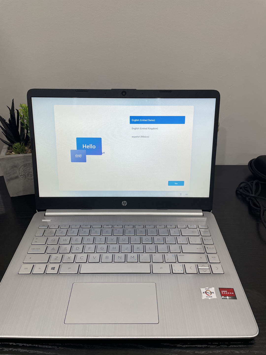 HP 14” Laptop - Natural Silver