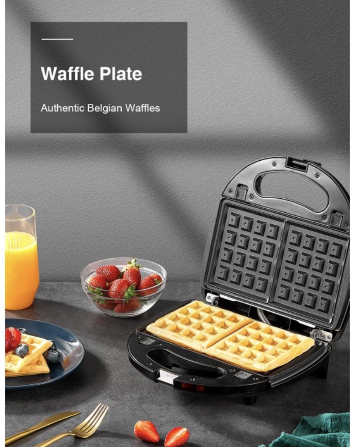 AICOK sandwich maker & waffle maker - photo 3