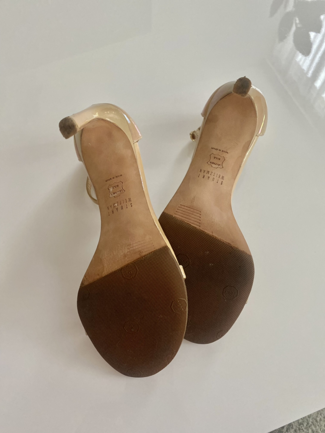 Stuart Weitzman leather strappy sandals - photo 4