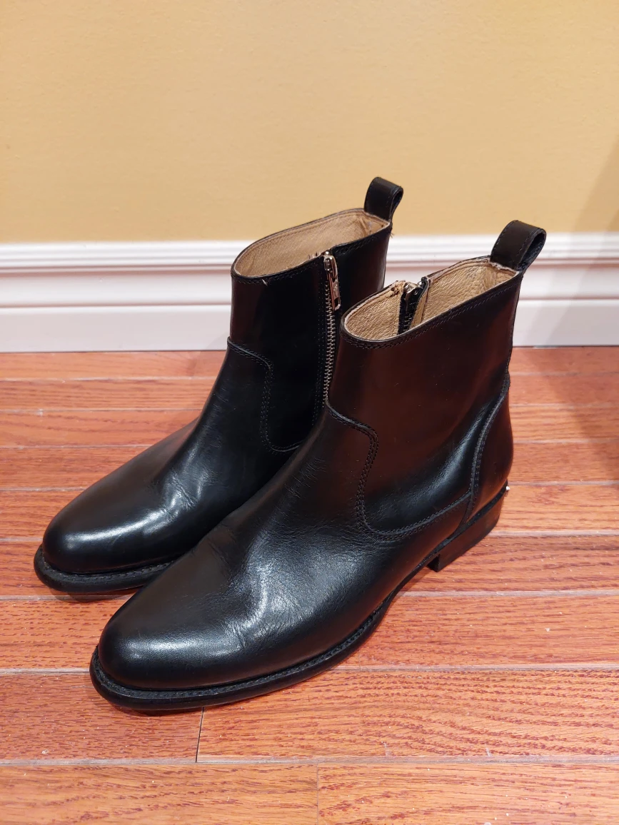 Frye Danielle new leather boots, size 8 M thumbnail