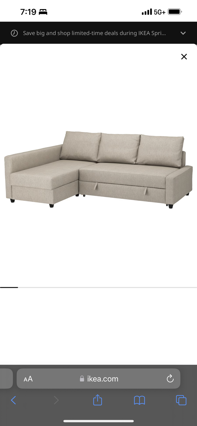 IKEA Sectional Couch Karrot