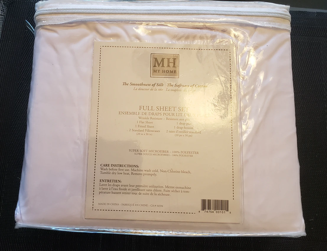 Full sheet set, wrinkle resistantp image indicator(2)