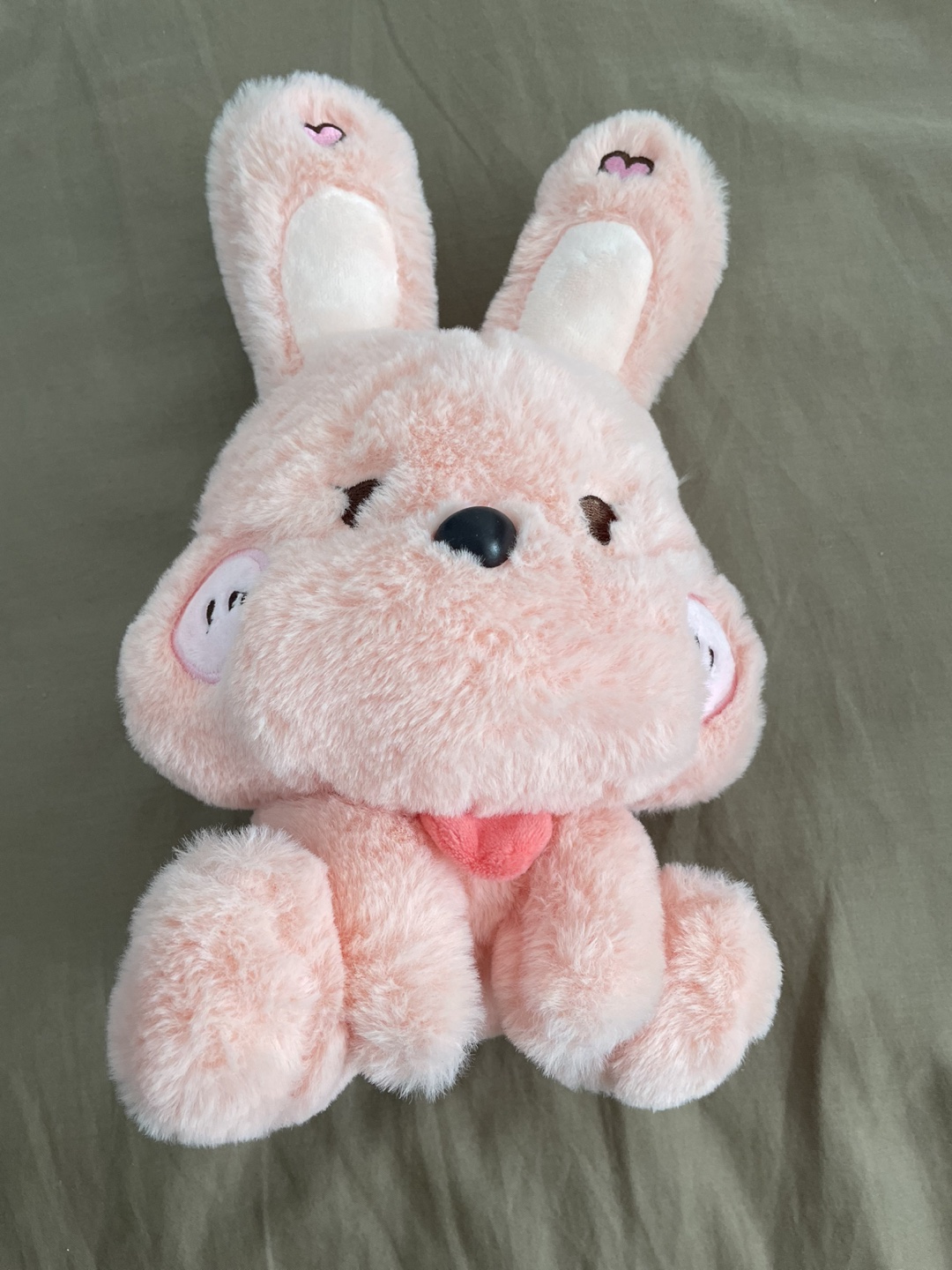 PINK BUNNY STUFFY thumbnail