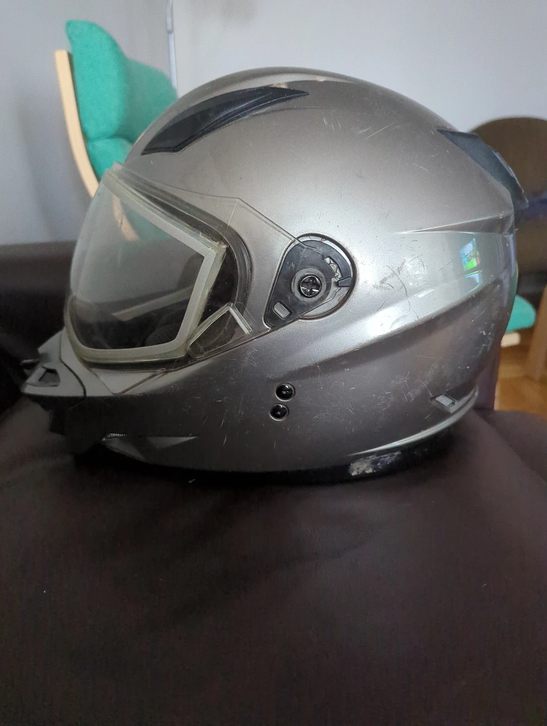 Motorcycle Helmet With Shield and Bag - photo 2
