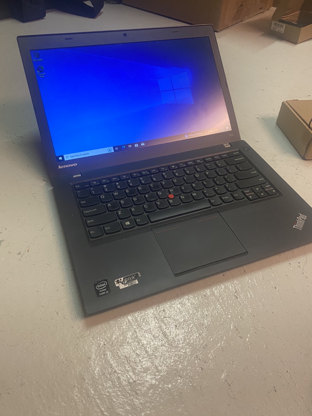 Lenovo thinkpad laptop, intel i5 , 8 GB RAM , 500 GB storage, - photo 3