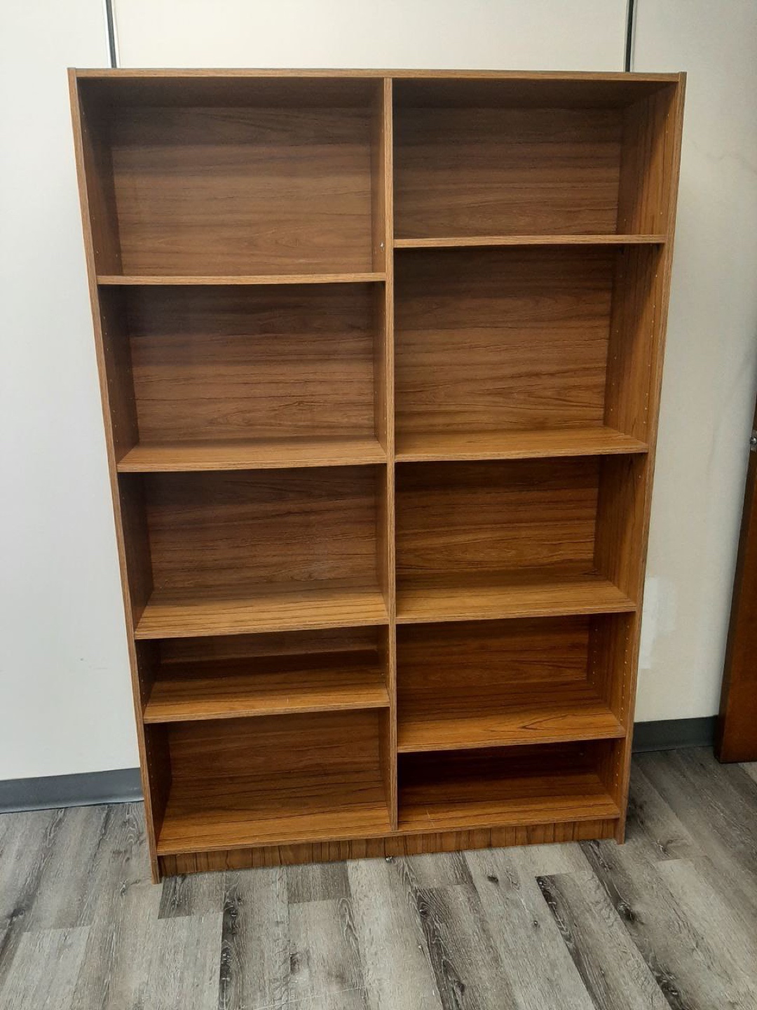 10 unit asymmetrical wooden shelf thumbnail