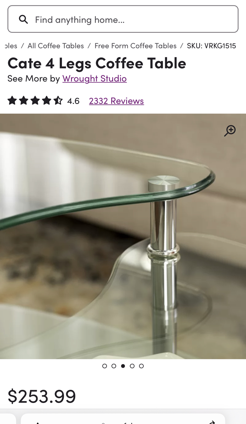 Luxury glass coffee table MUST SELL!! - photo 3