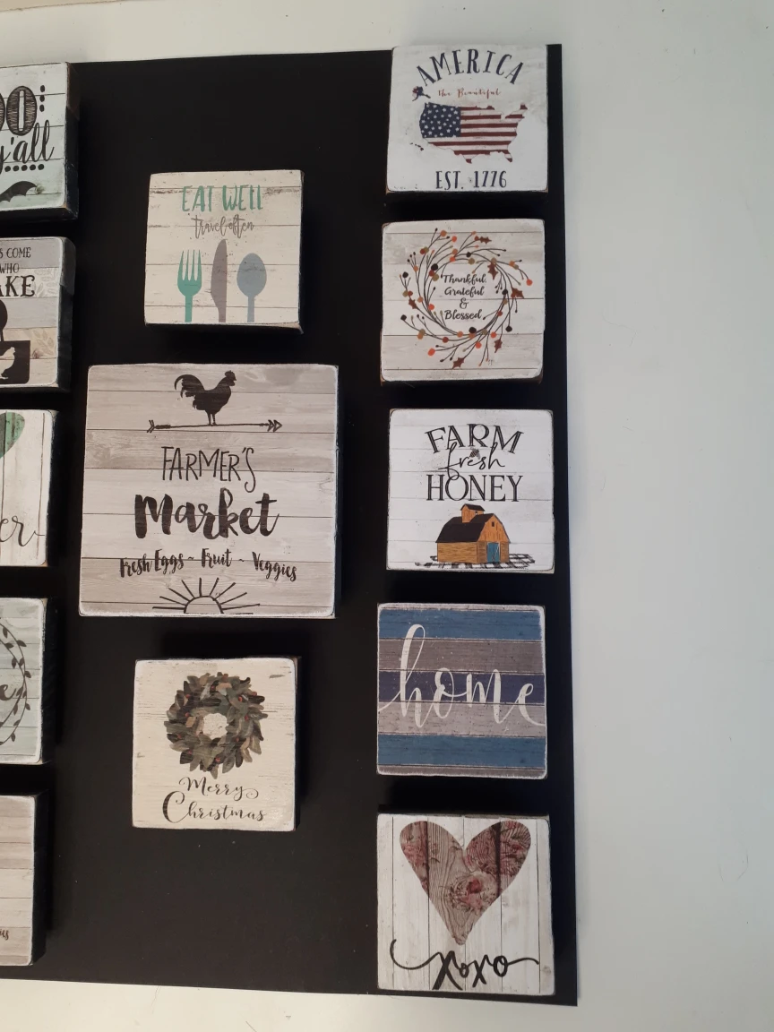 Set of 13 Farmer's Market Refrigerator Magnets - photo 3