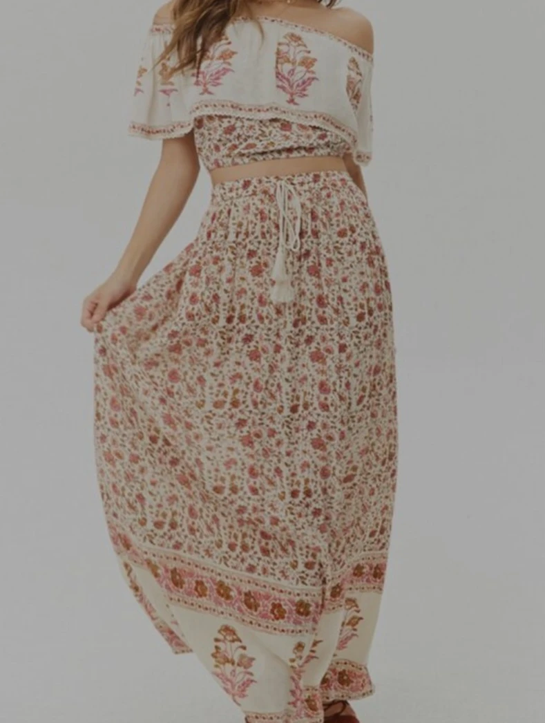 2 piece summer skirt and top set - photo 3