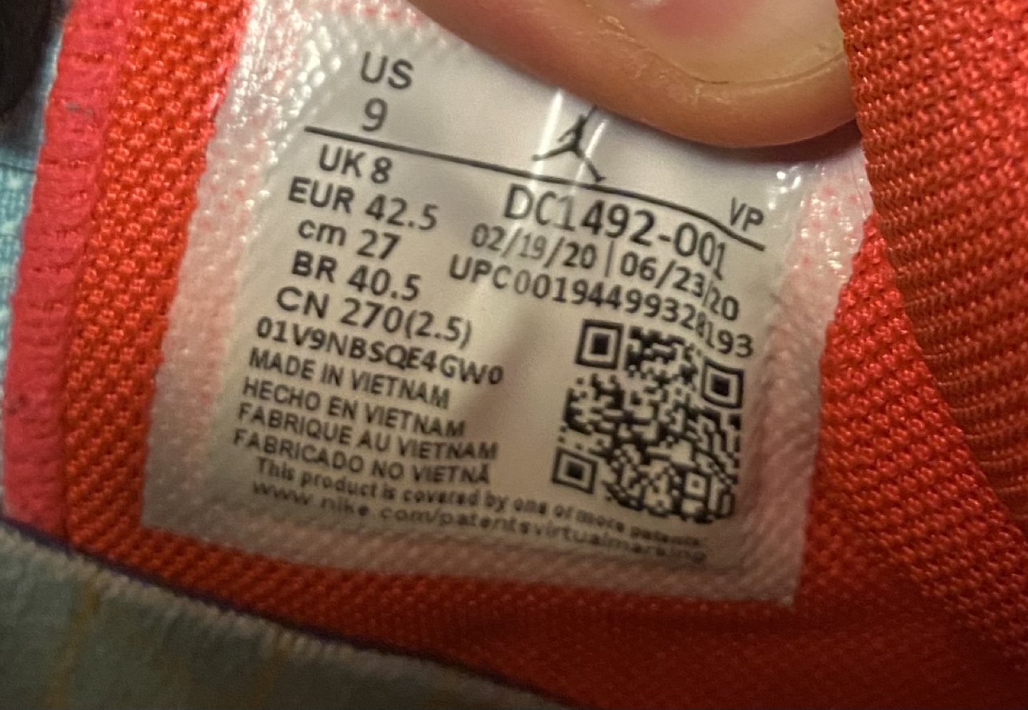 Authentic Air Jordan XXX SP-TP washed and clean image indicator(6)