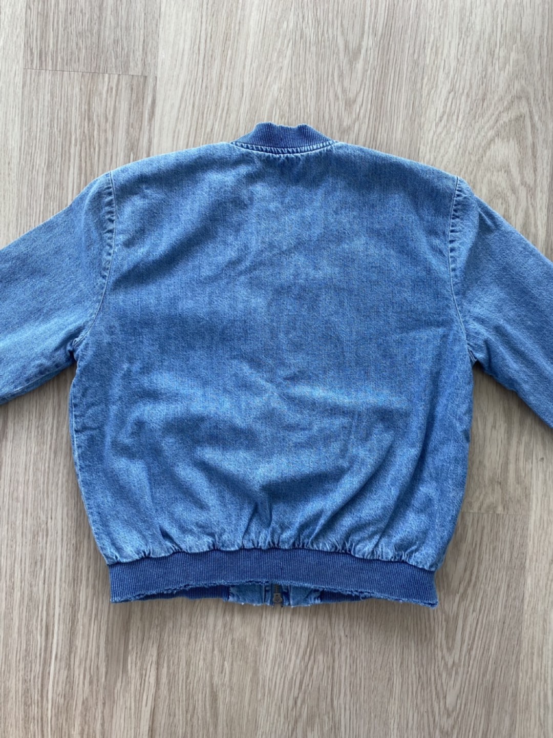 Denim Bomber Jacket - photo 5