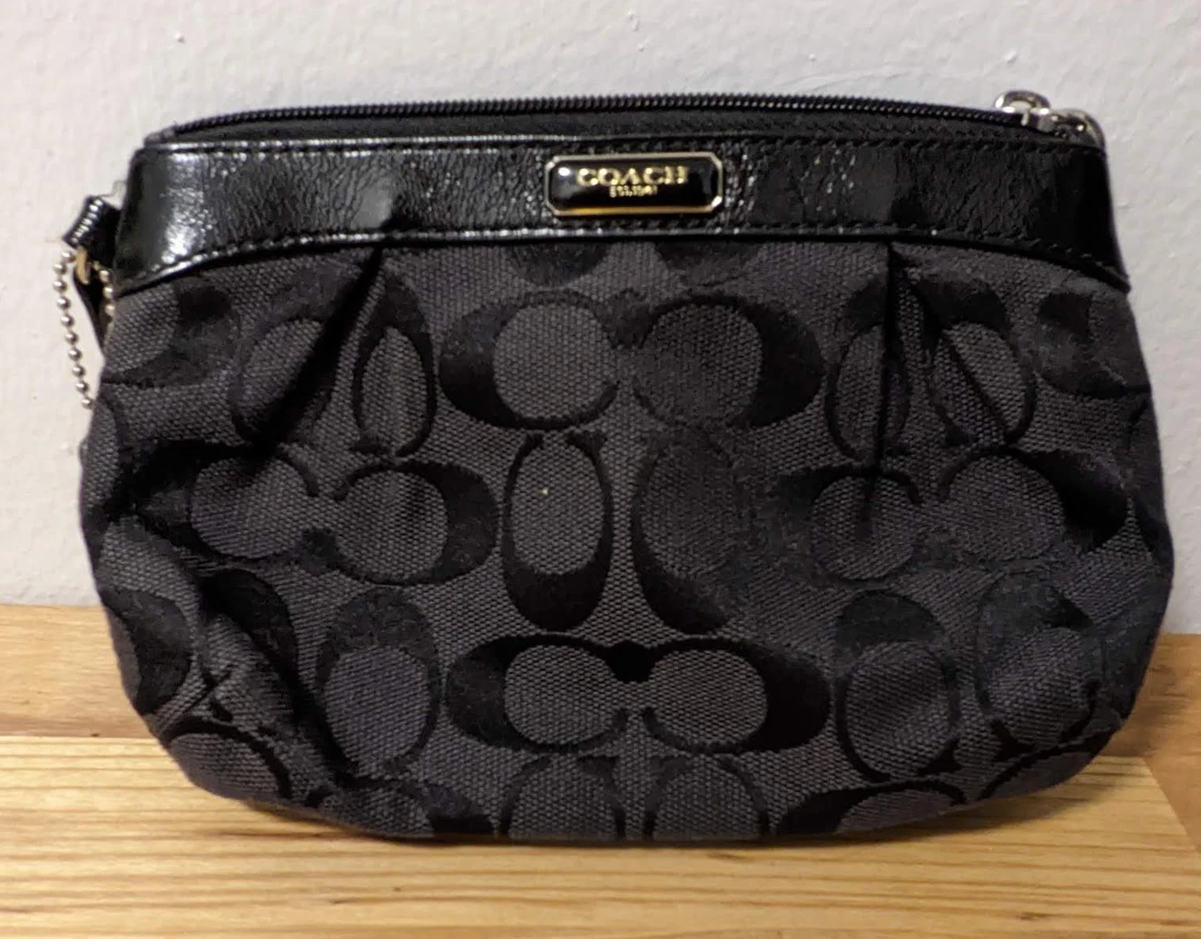 Coach black wristlet - photo 2