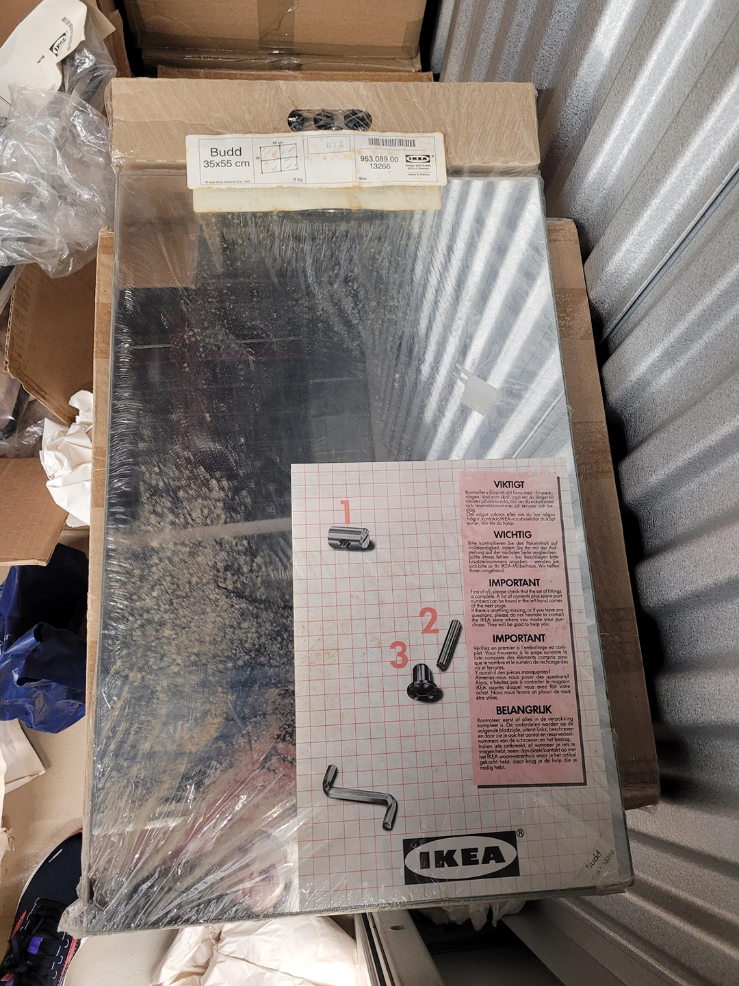 Ikea 4 Piece Budd Mirror thumbnail