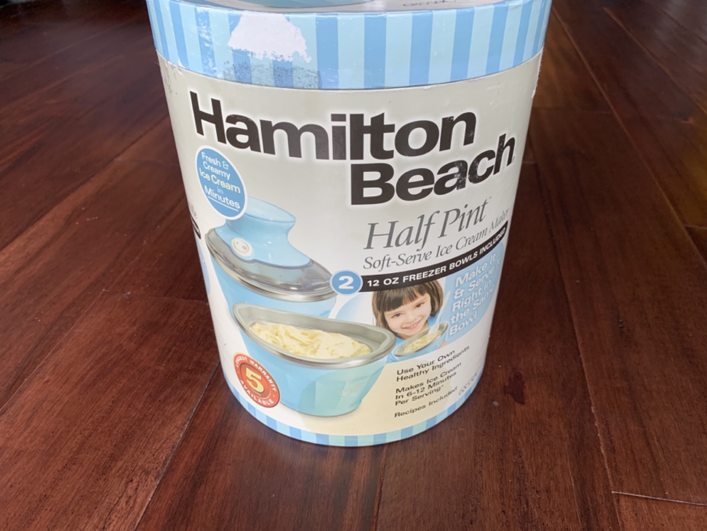 Hamilton Beach® Half PintTM Soft-Serve Ice Cream Maker thumbnail