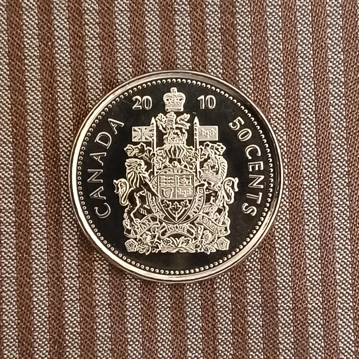 2010 canada 50 cents coin PL 66 thumbnail