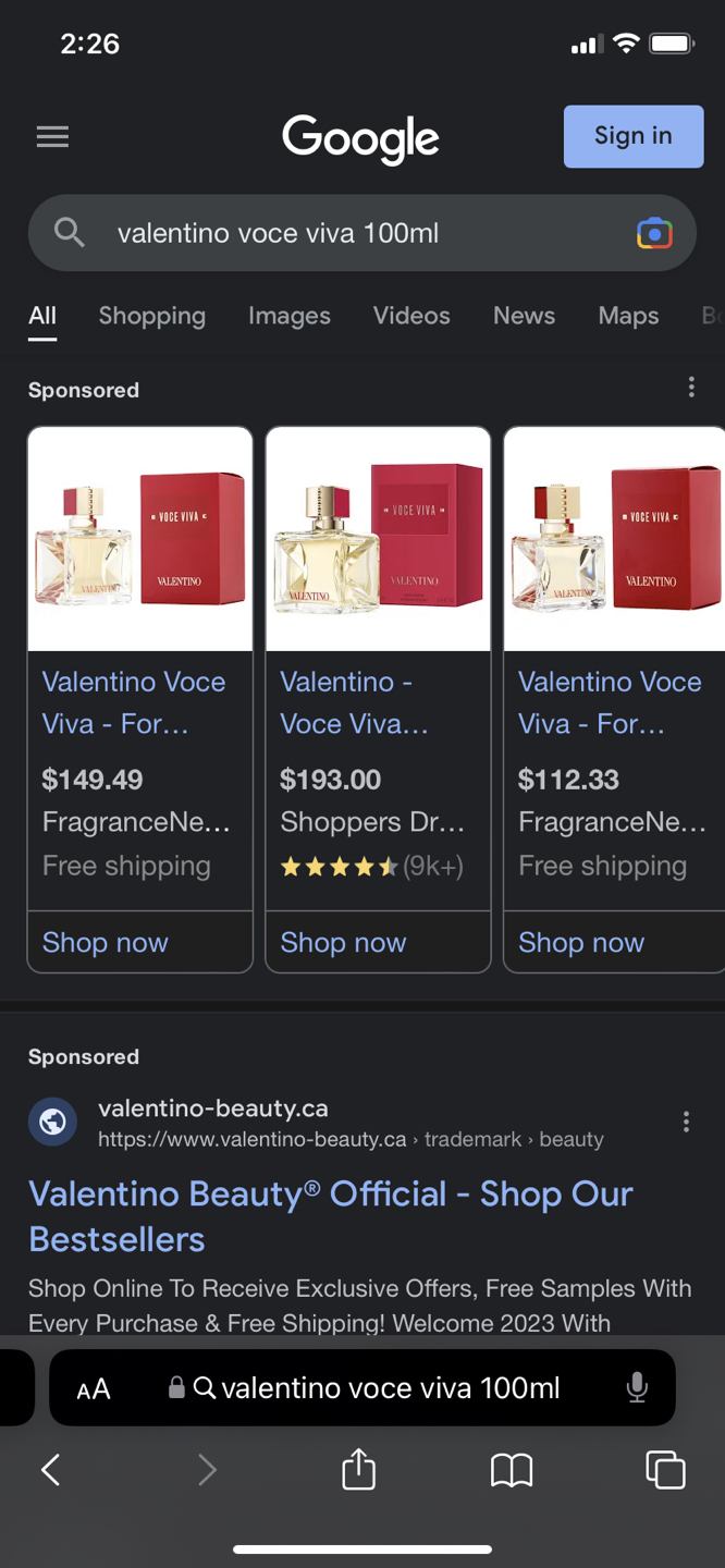 Valentino Voce Viva Perfume - 100ml NEW - photo 5