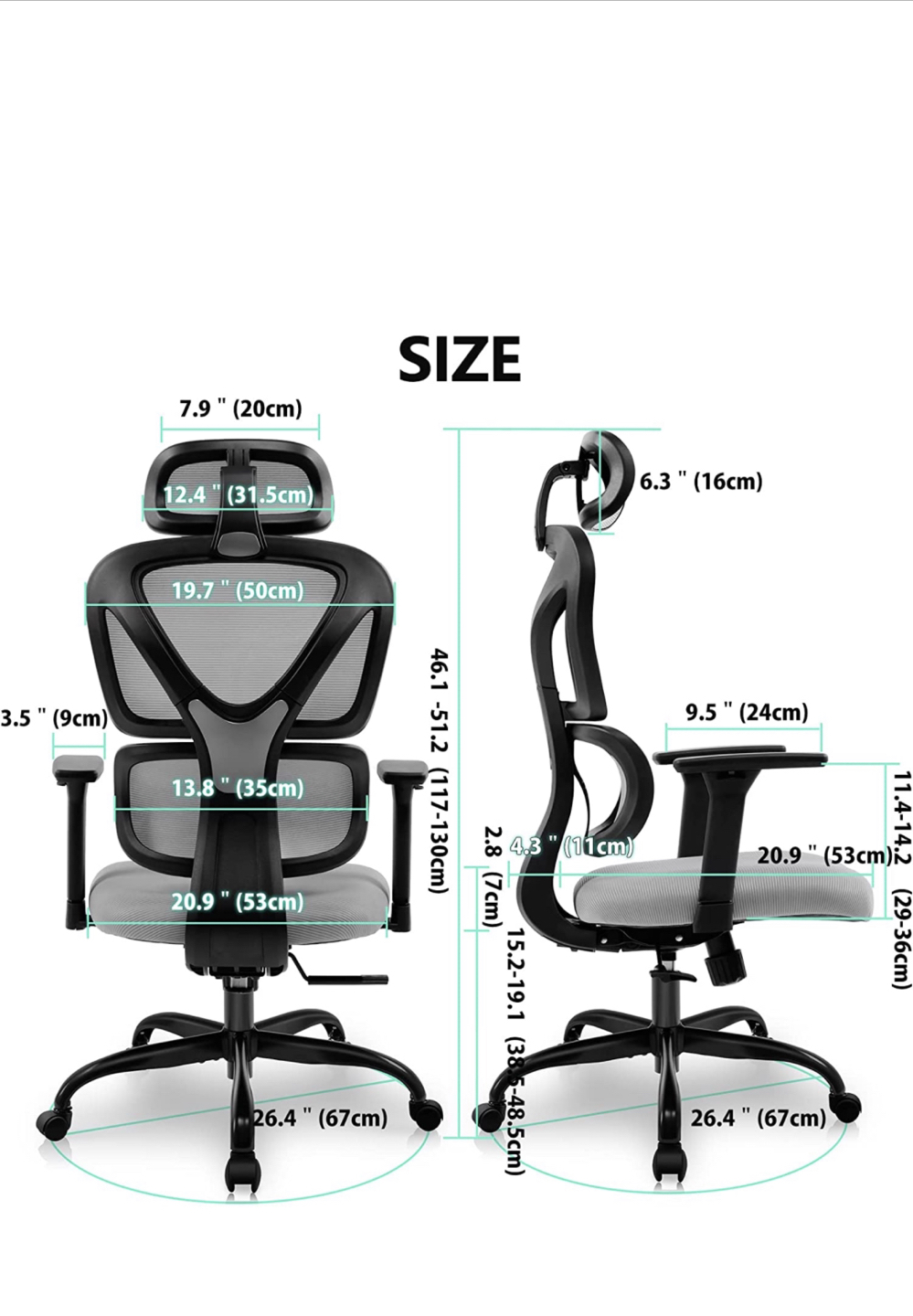 Ergonomic office chair