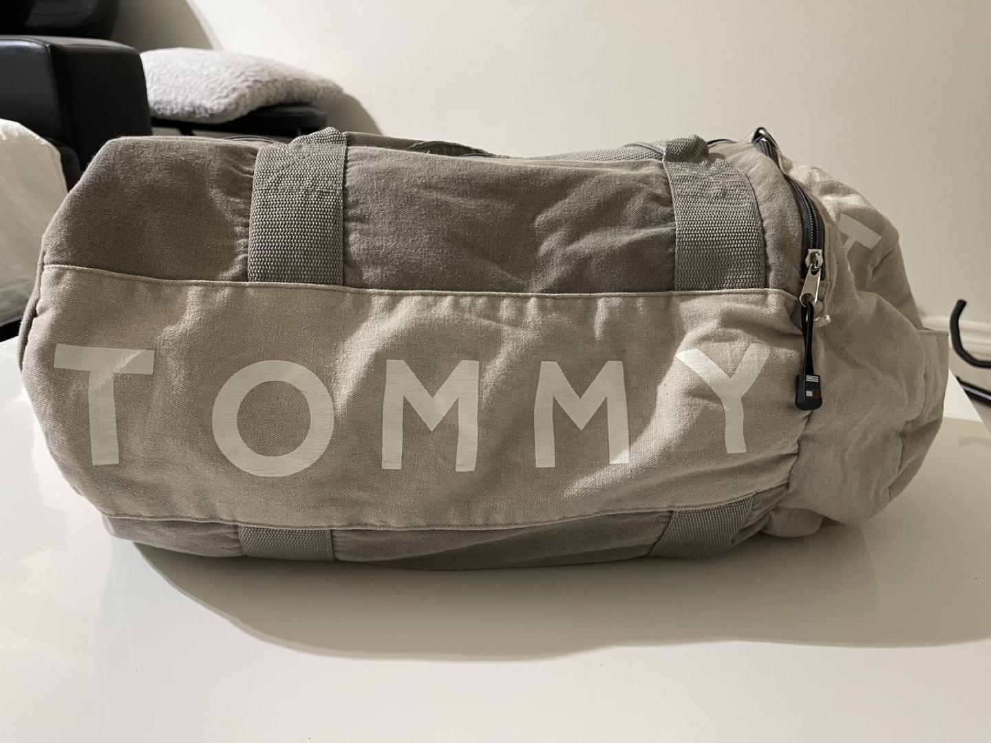 Vintage Tommy Hilfiger Duffel Bag image indicator(2)