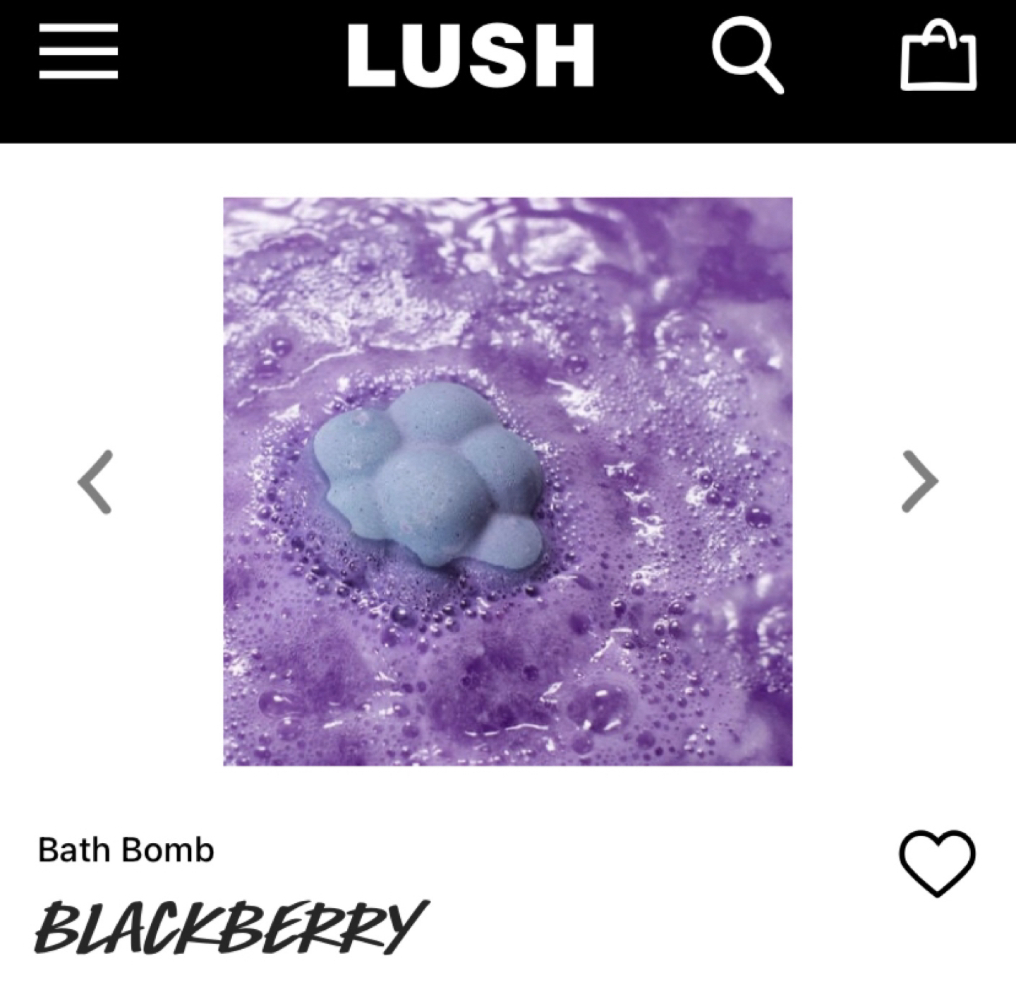 Lush - Blackberry bath bomb (unused) - photo 4