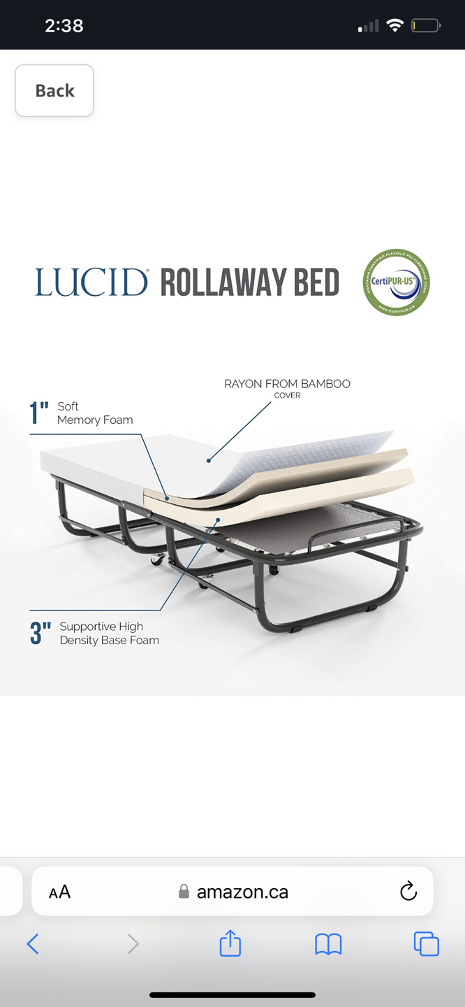 Folding single bed - photo 3