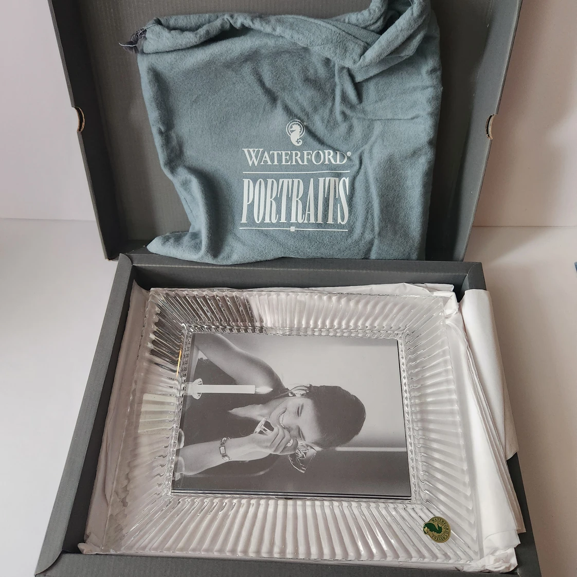 STUNNING WATERFORD CRYSTAL FRAME SOMERSET 5"X7" NEW image indicator(6)