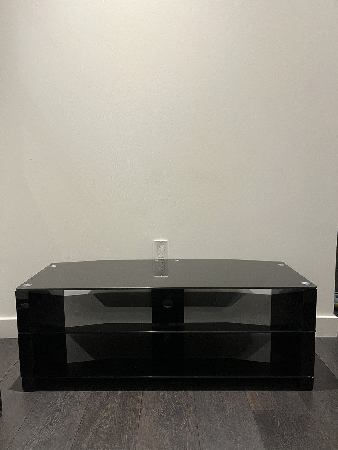 43” Glass TV Stand
