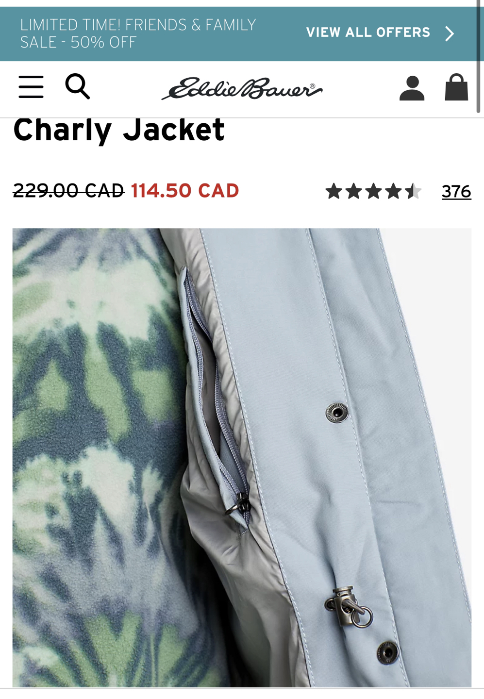 Eddie Bauer, Charly jacket waterproof - photo 2