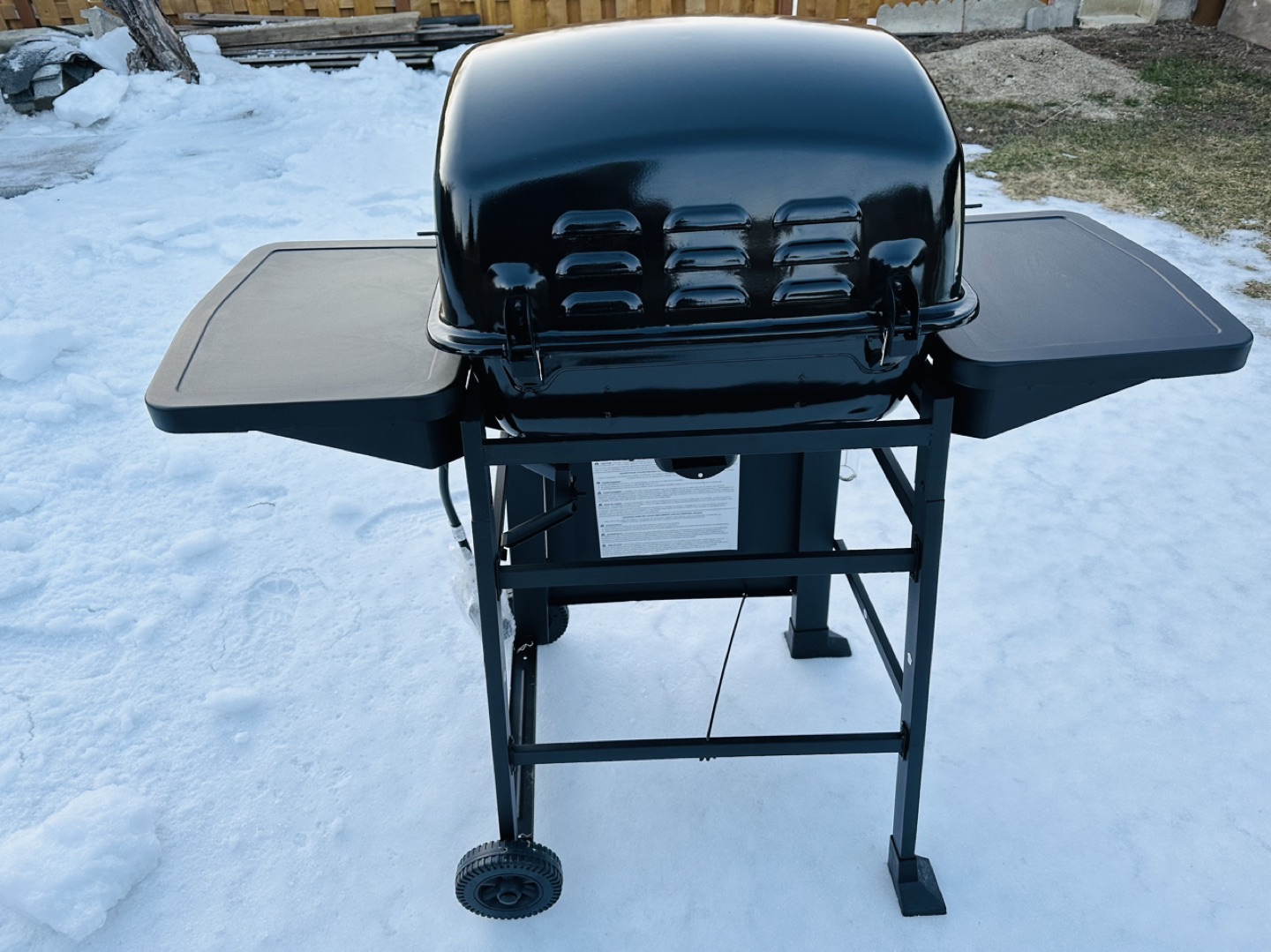 Grill Chef Propane Gas Barbecue - 20,000 BTU 2 Burners - Black - photo 5