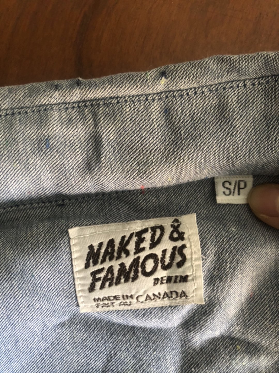 Men’s S Naked and Famous Denim Long Sleeve image indicator(5)