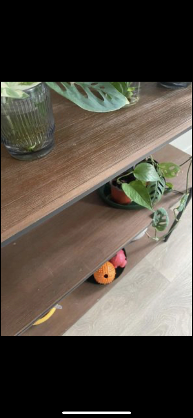 Wood shelf good as new condition - photo 3