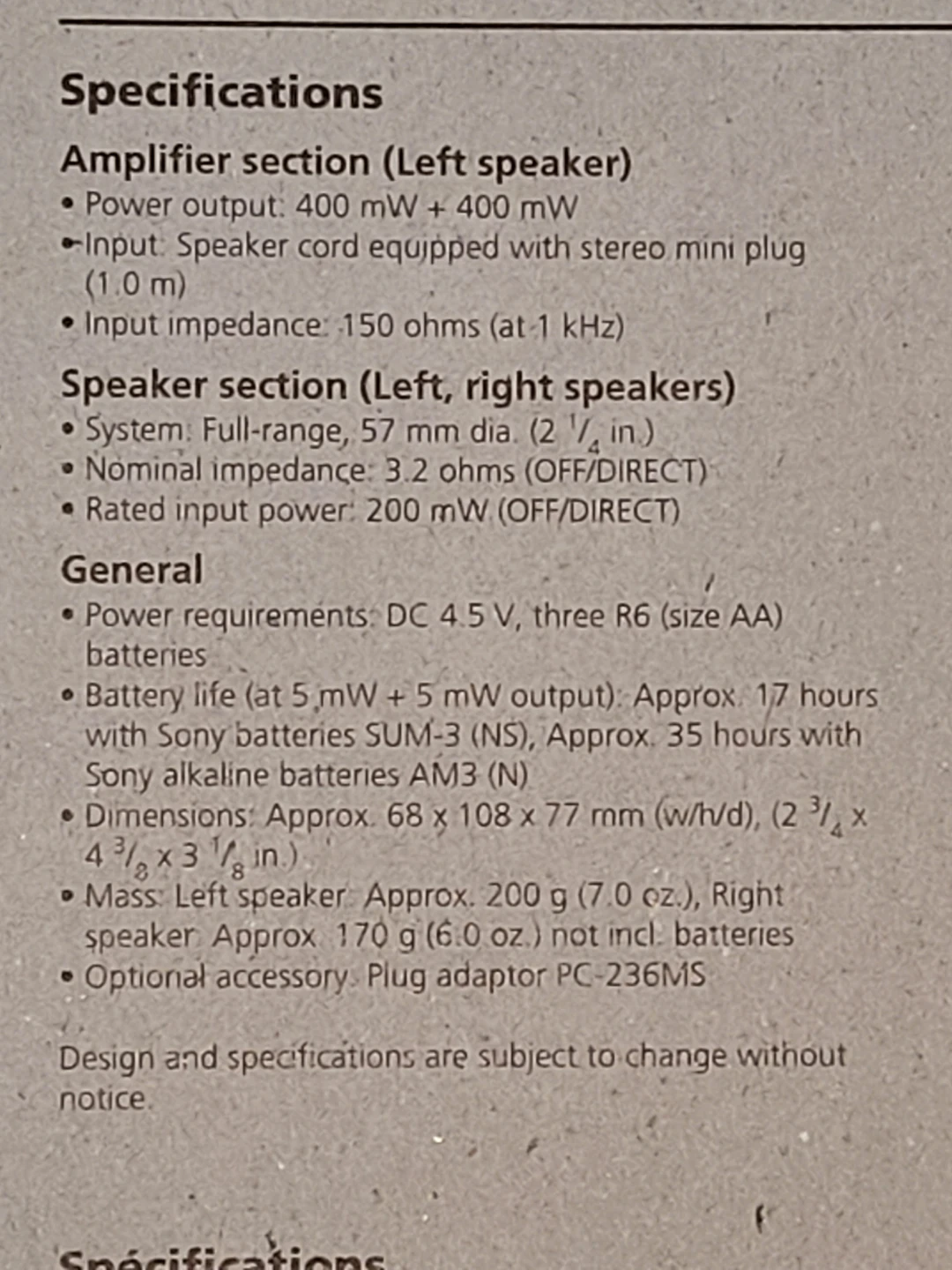 Sony SRS-A10 Active Speaker System with Built-In Amplifiers image indicator(5)