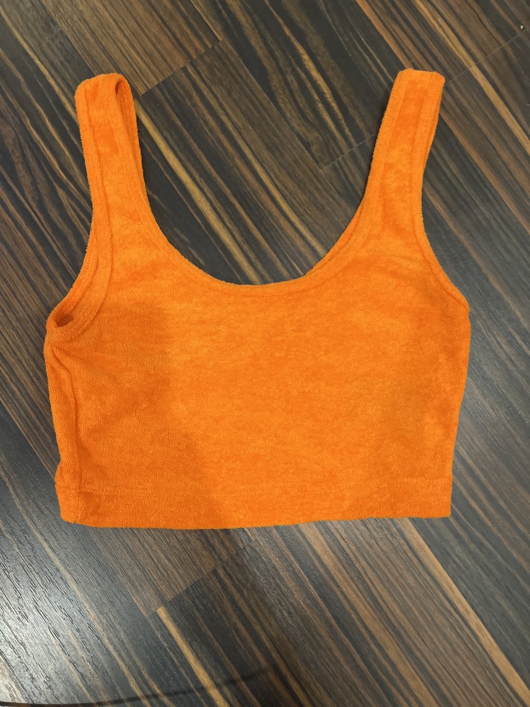 H&M vibrant cropped tank top.