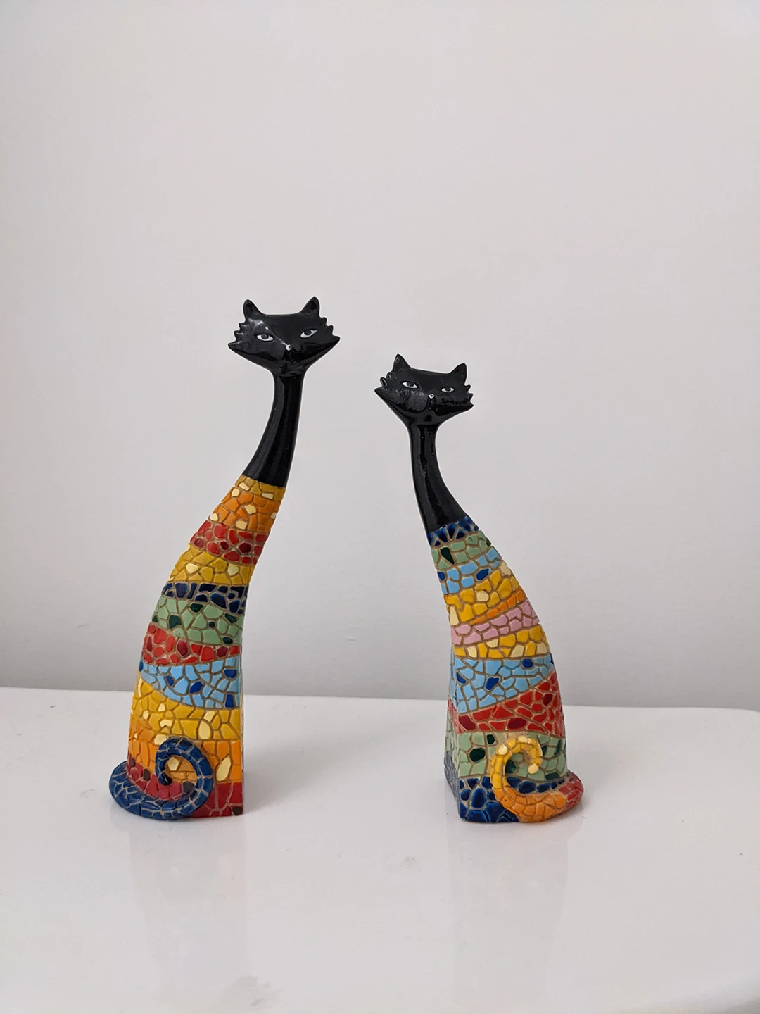 Mosaic Cat Figures - photo 3