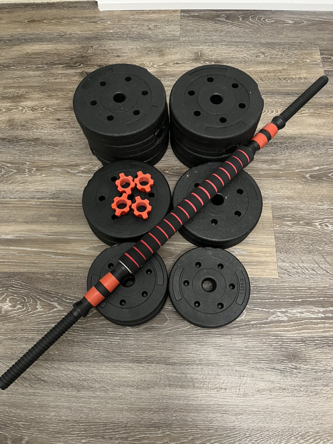 16 Dumbbells with rod (Anti slip) - photo 2
