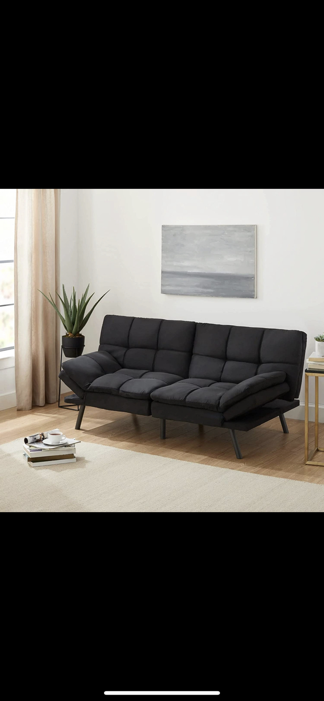 Memory Foam Futon Sofa Bed Couch Sleeper Convertible Foldable