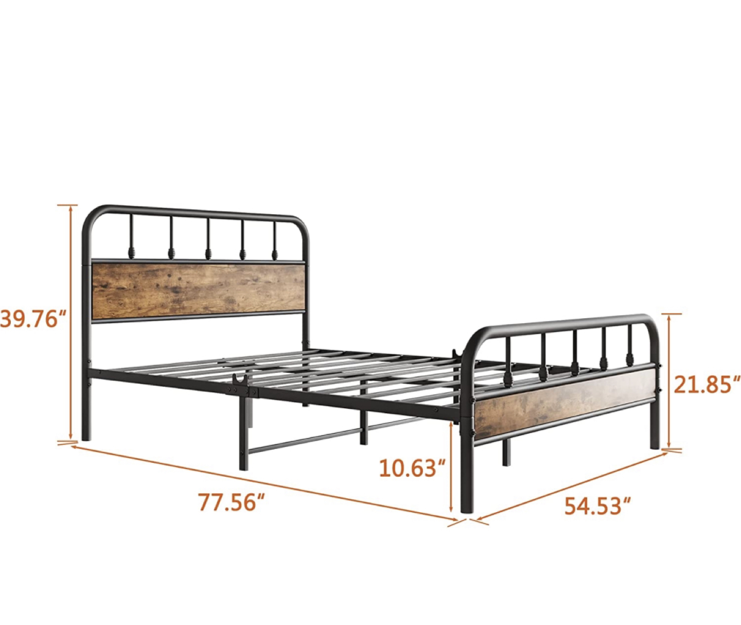 FYNOAD FULL BED FRAME - photo 2
