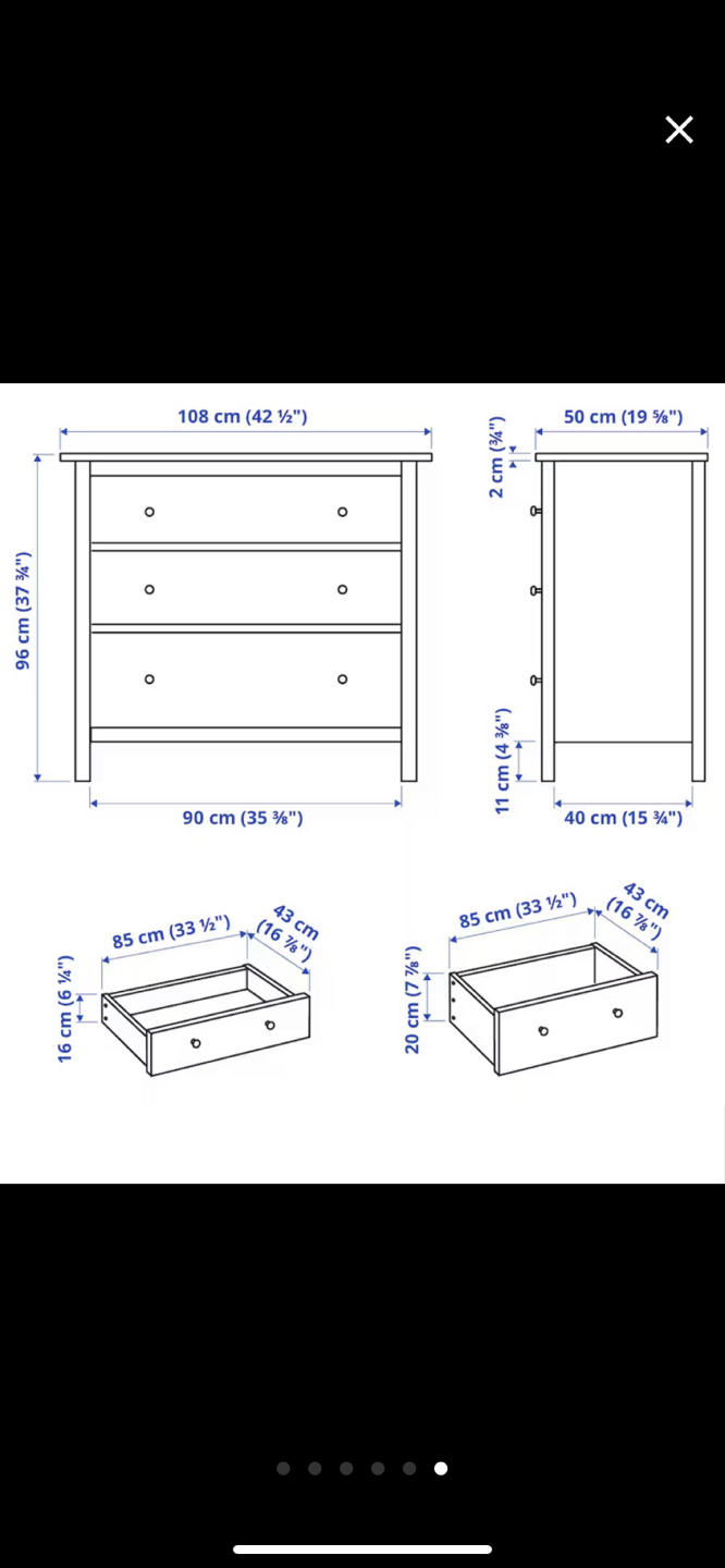 Ikea Hemnes dresser - photo 3