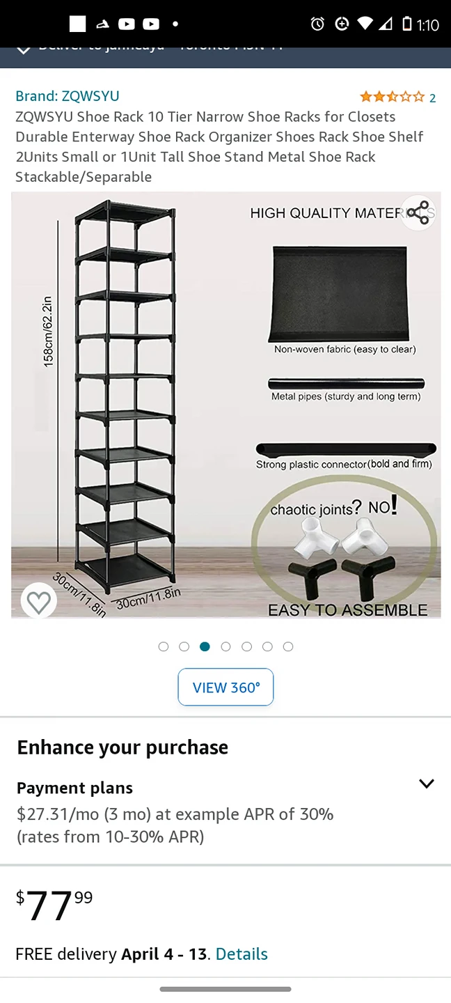 Shoes holder - photo 2